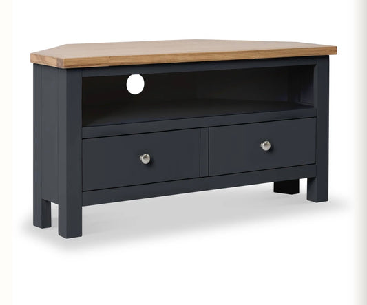 Bentley small grey tv unit (S219) COLLECTION ONLY!