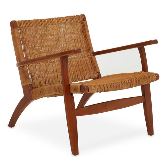 Java Woven Chair in Brown Rattan (R302) COLLECTION ONLY!