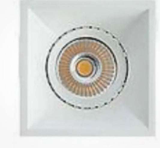 Square Downlight Luceco Fixed Recessed 6065J White 6.2W (S488) (A)