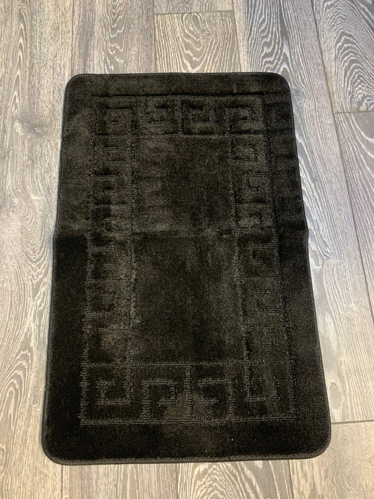 Bath Mat 50cm x 80cm Black Racco (S501) (A)