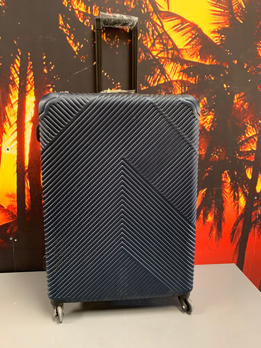 Blue Large Hard Shell Suitcase (S991) COLLECTION ONLY! (K)