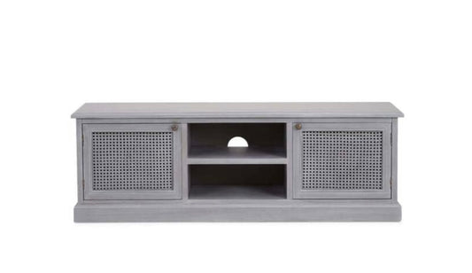 Lucy Cane Grey Tv Stand Slate (S944) COLECTION ONLY!