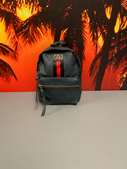 Ladies Navy Rucksack Handbag (B24) (W)