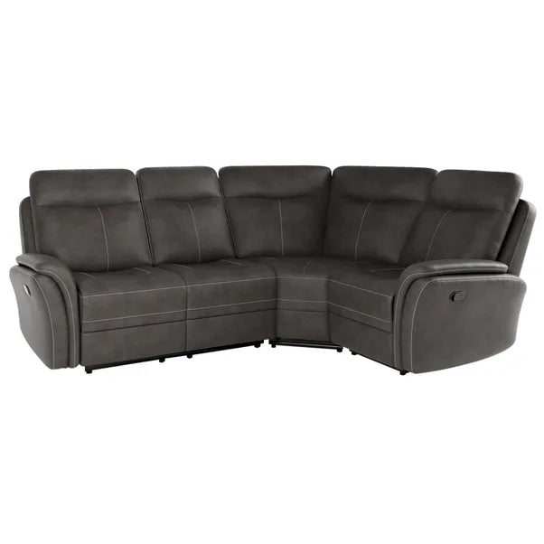 Suede corner deals sofa