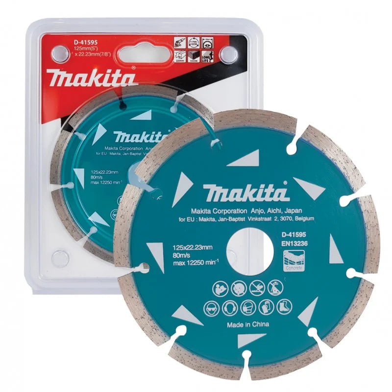 Makita Diamond Blade 125mm D-41595 Concrete Stone Brick Masonry 5" Cutting Disc (J)