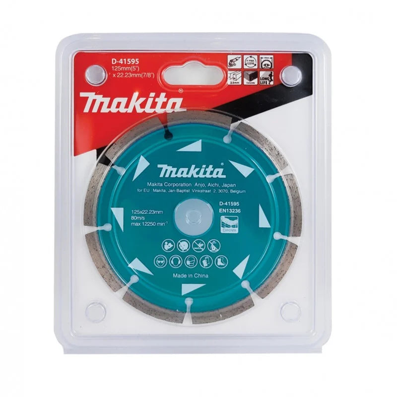 Makita Diamond Blade 125mm D-41595 Concrete Stone Brick Masonry 5" Cutting Disc (J)