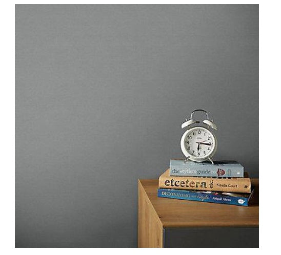 GoodHome Tille Dark grey Fabric effect Textured Wallpaper (S455)