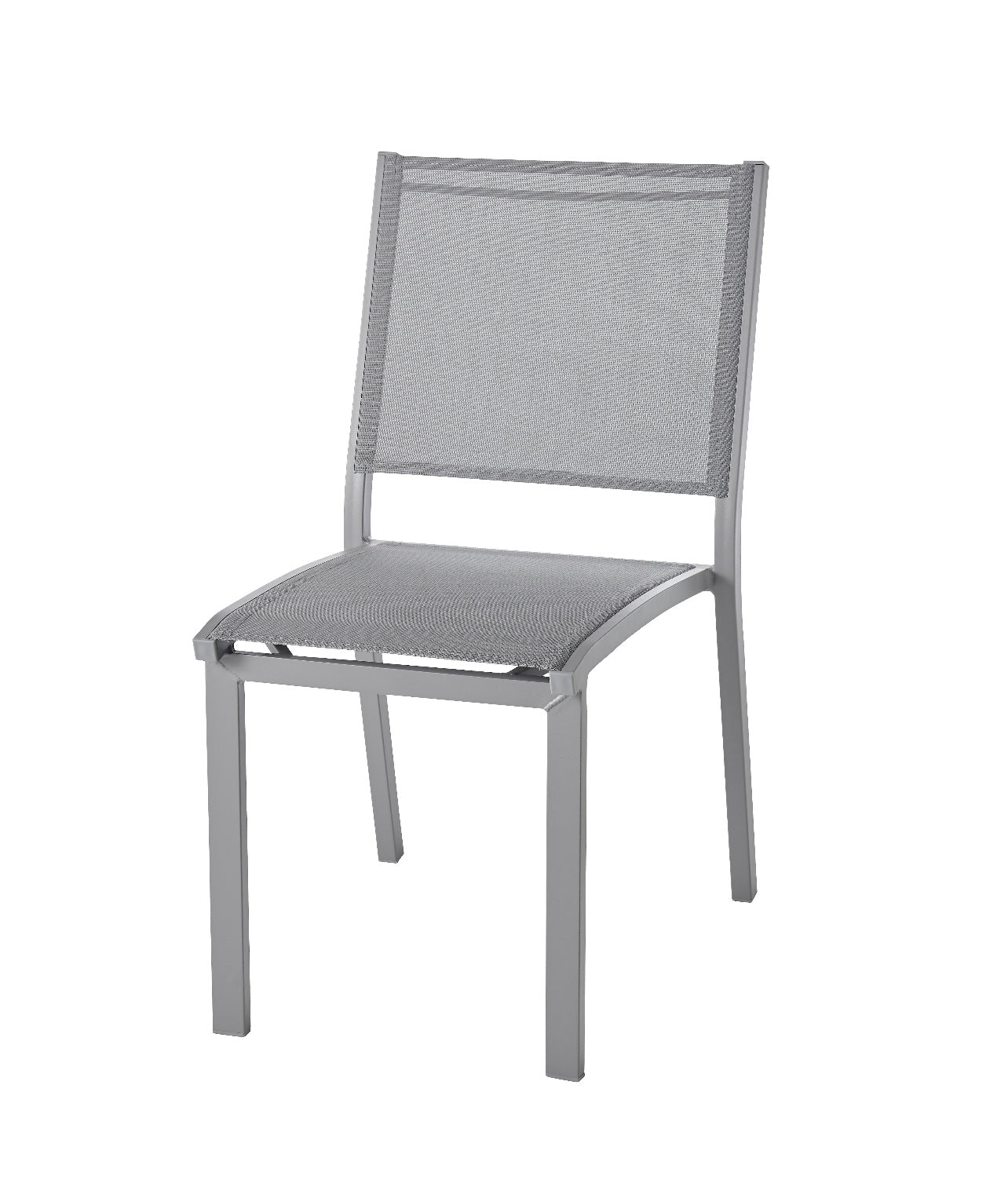 GoodHome Moorea Grey Metal Chair (S363)