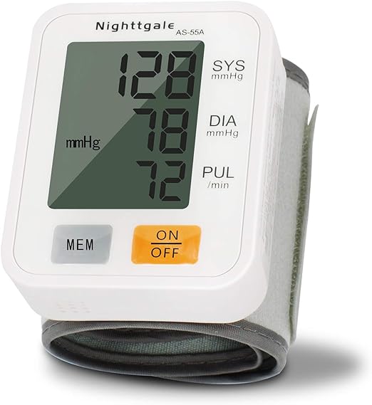 Nighttgale Electric Wrist Blood Pressure Monitor (T79) (P)