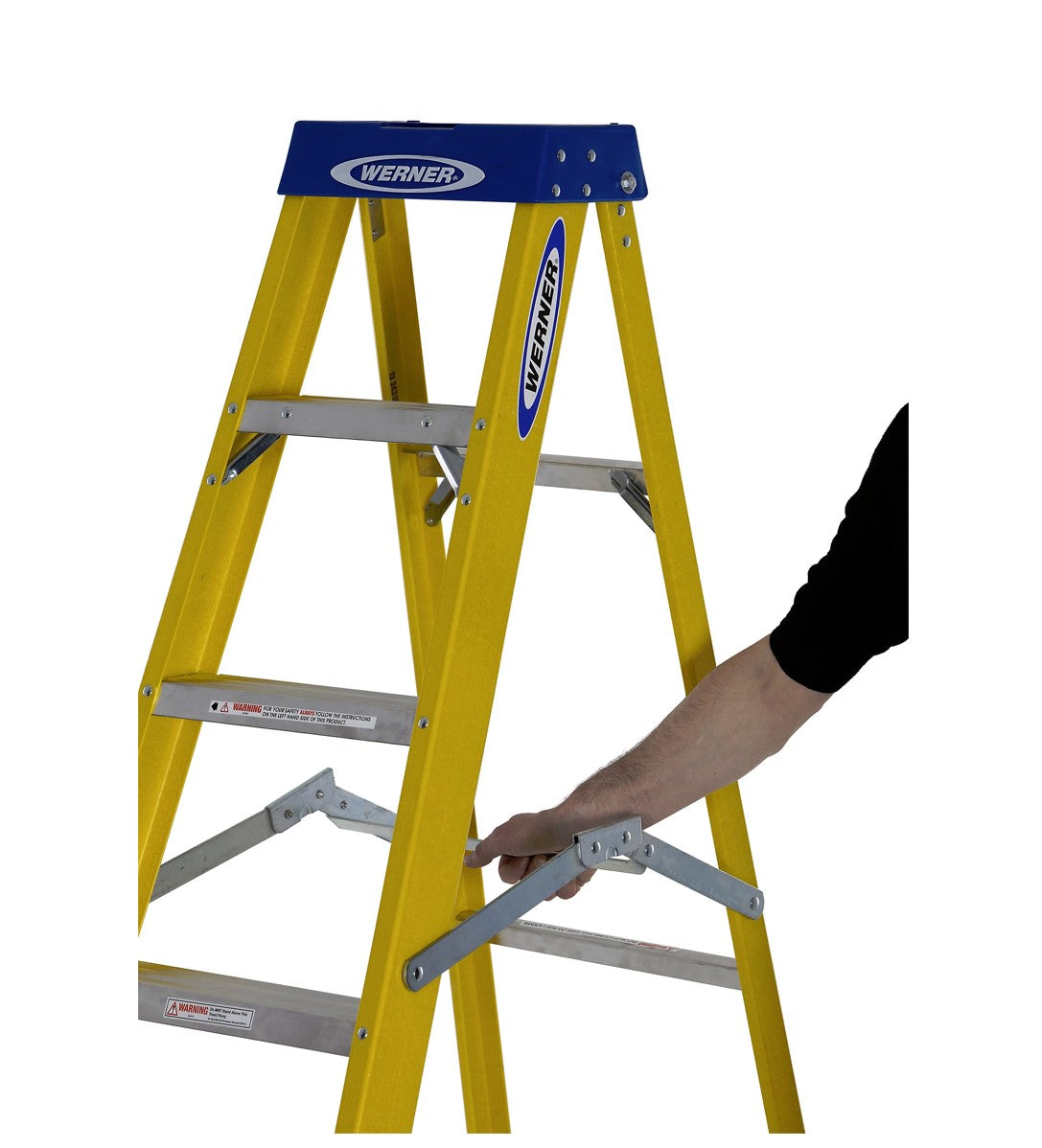 Werner 6 tread Fibreglass Step Ladder (H)1.67m (R149)