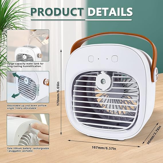 Portable DeskTop Water Cooling Fan (T94) (Q)