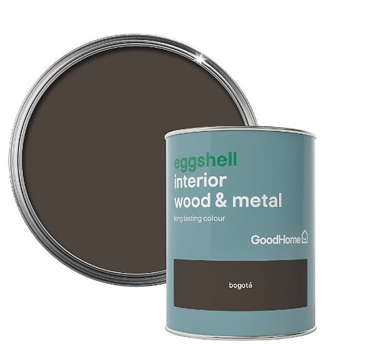 GoodHome Bogotá Eggshell Metal & wood paint, 750ml (S425) (I*)