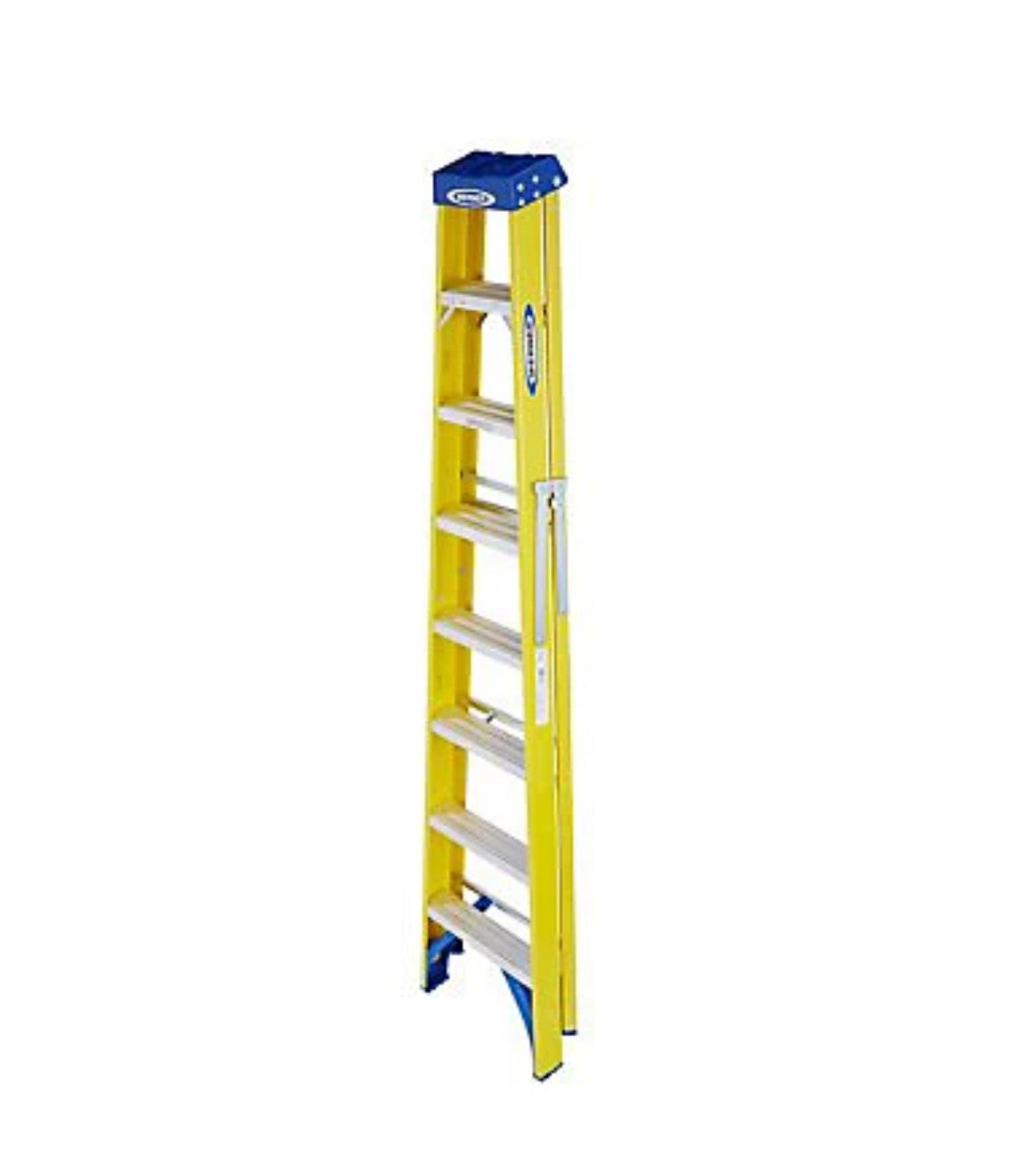 Werner 8 tread Fibreglass Swing back step Ladder (H)2.23m (R150)