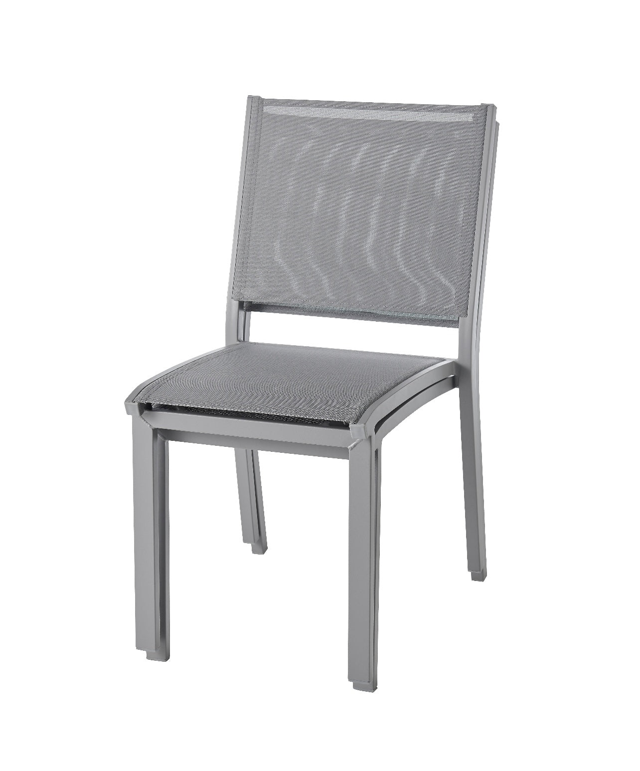 GoodHome Moorea Grey Metal Chair (S363)