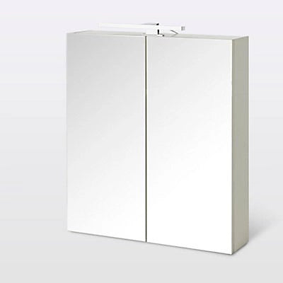 Cooke & Lewis Indra White Wall-mounted Mirrored Bathroom Cabinet (S2) RRP - £146.00 OUR PRICE - £25.00