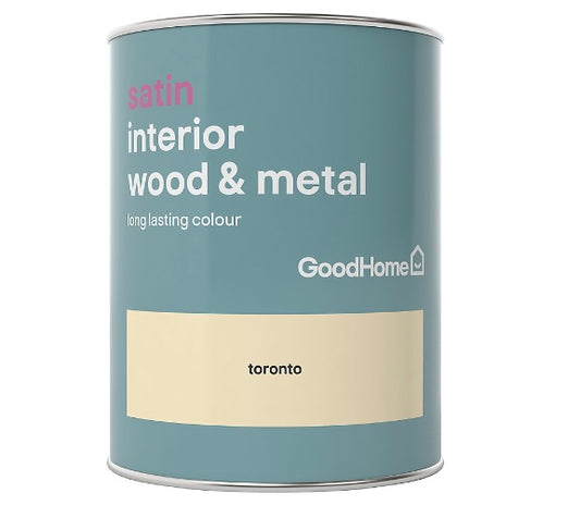 Goodhome Toronto Gloss Interior Wood And Metal (S426)