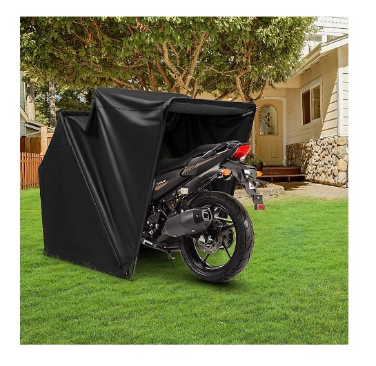 Costway 342 x 137 x 193cm Outdoor Motorcycle Shelter Portable Garage Motorbike Storage Shed (S444)