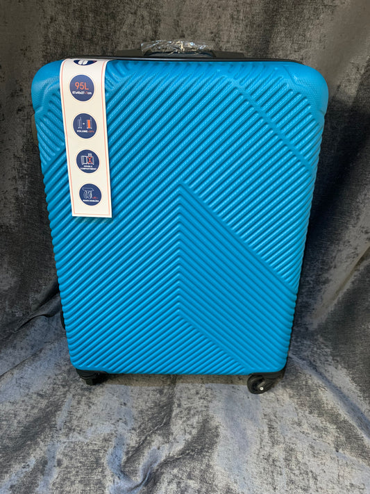 Blue Hard Shell Medium Suitcase (S791) COLLECTION ONLY!!