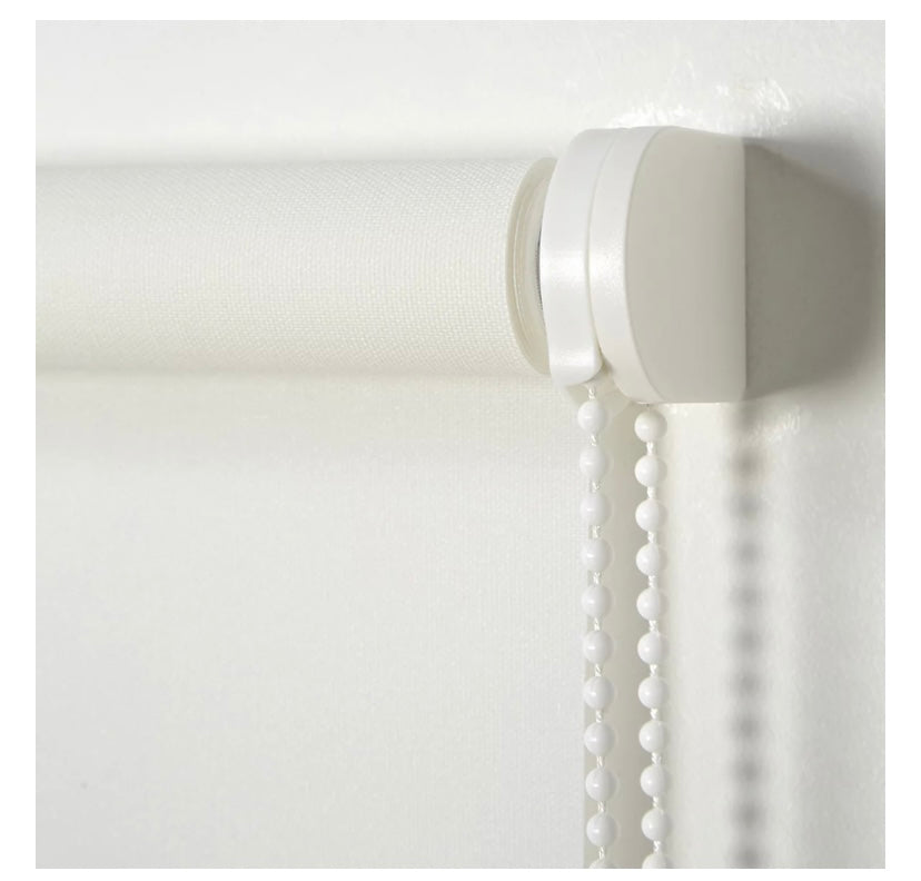 Halo Corded White Plain Daylight Roller Blind (W)160cm (L)180cm (S762)