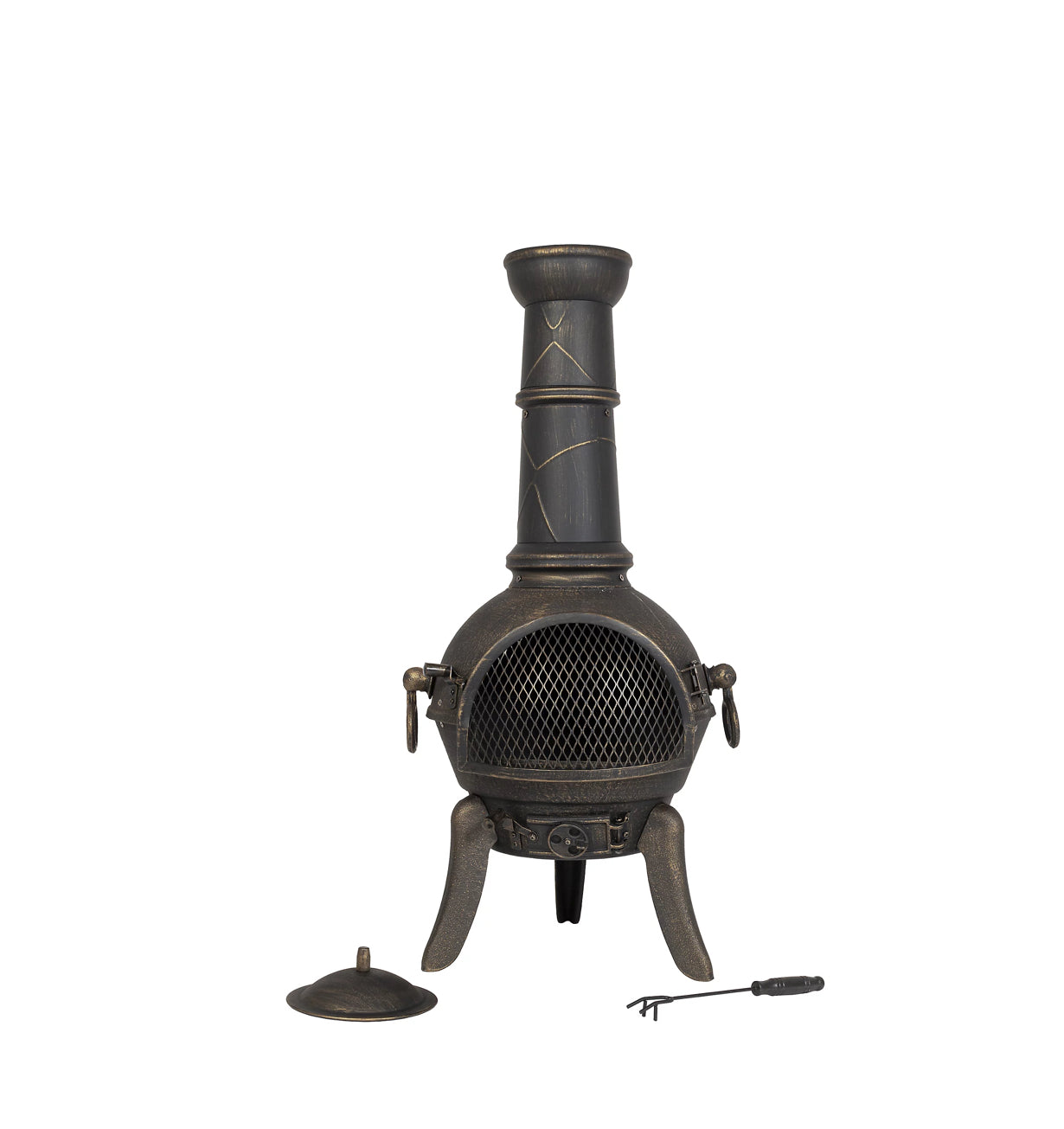 La Hacienda Cuba Cast iron & steel Chiminea (R288)