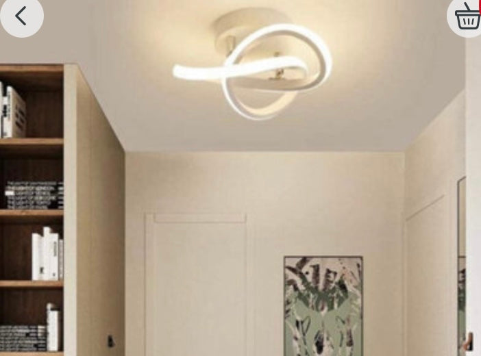 Acrylic LED Semi Flush Mount Ceiling Light (S745)