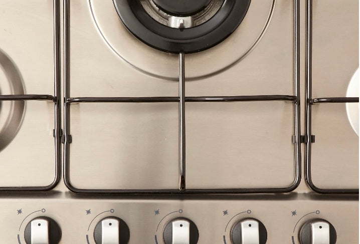 Cooke & Lewis GASUIT5 (W)75cm Gas Hob - Inox (S695)