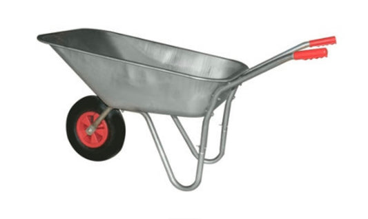 KCT 80 Litre Garden Steel Wheelbarrow with Pneumatic Tyre (S525)