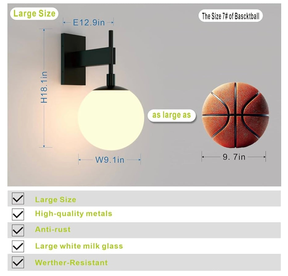 Hyunbae Outdoor Wall Light, 18” (S652)