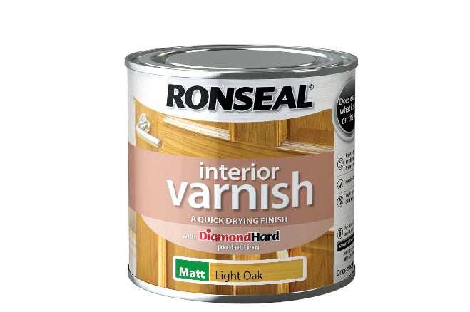 Ronseal Oak Matt Skirting Wood varnish, 250ml (S586) (A*)