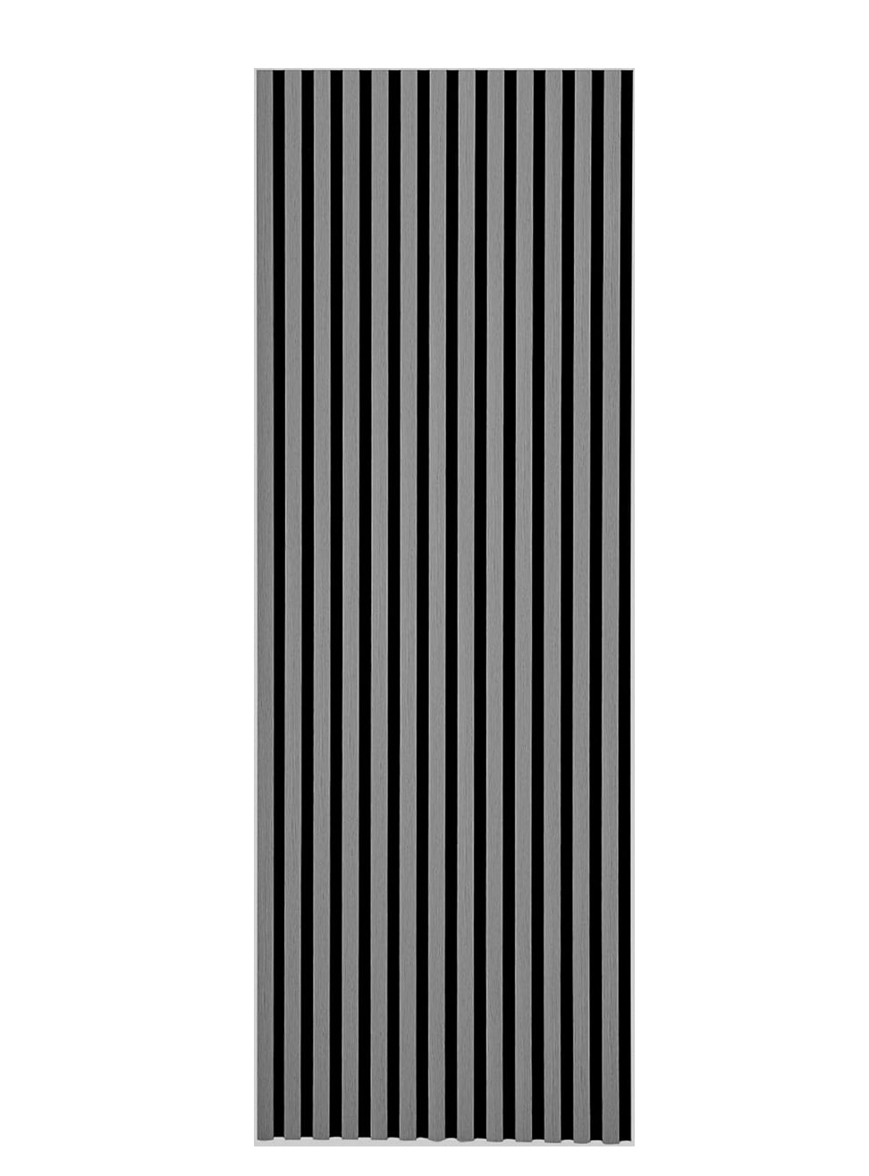 Wall Panel Wood Slat Grey Oak Decorative Wooden Wall Panelling 3D Slatted Acoustic Sound Absorbing Ceiling or Wall Slats 300 x 60 (R373) Room2