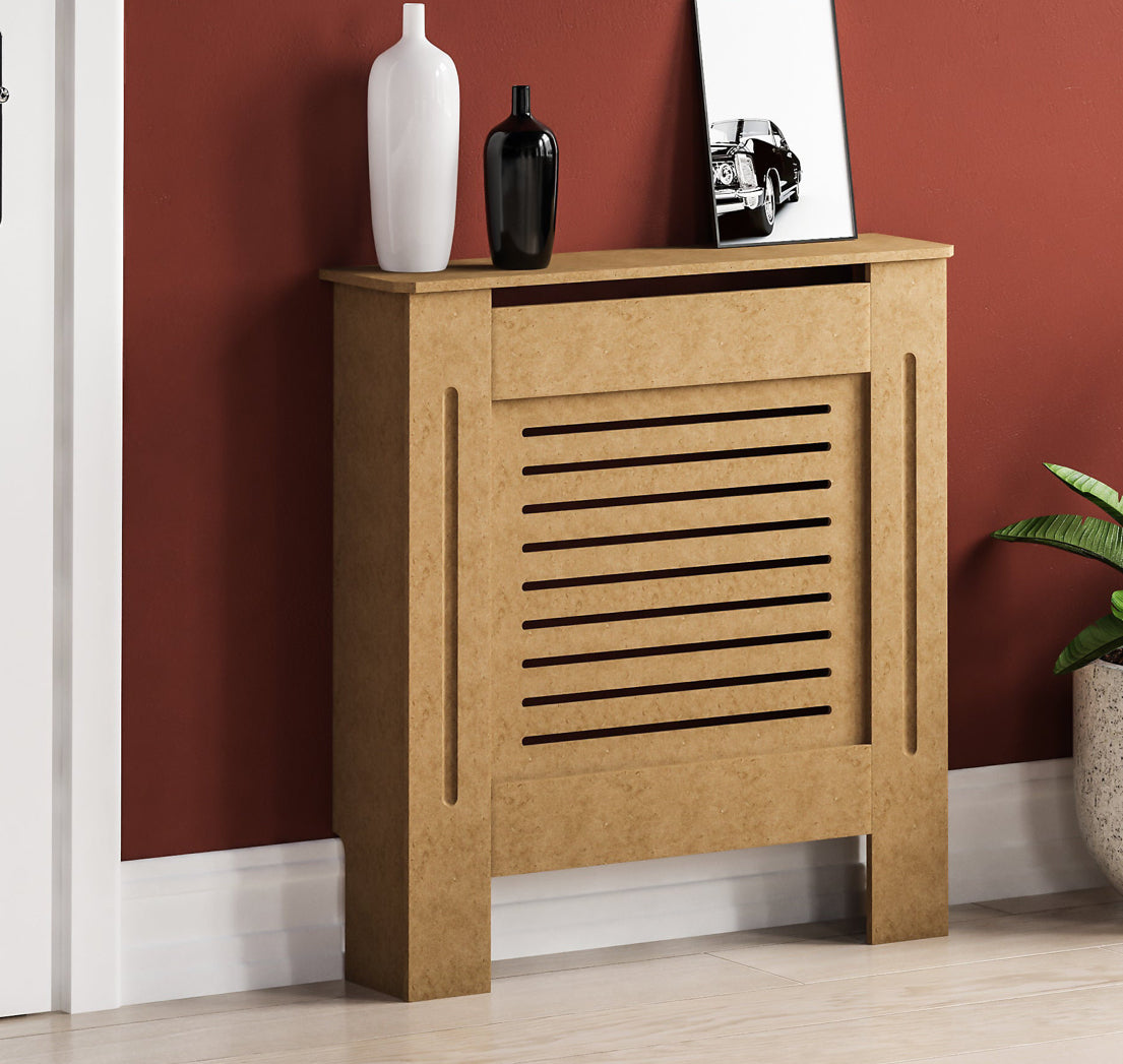 Milton Small Unfinished MDF Radiator Cover (R228)