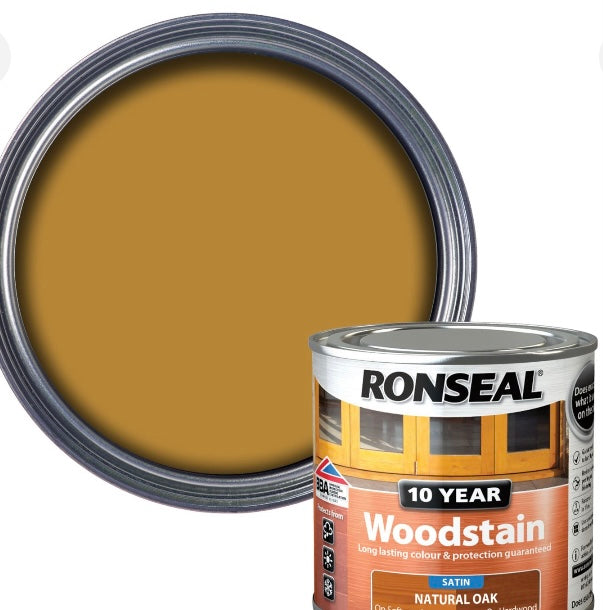 Ronseal Natural oak Satin Wood Stain (S582) (A*)