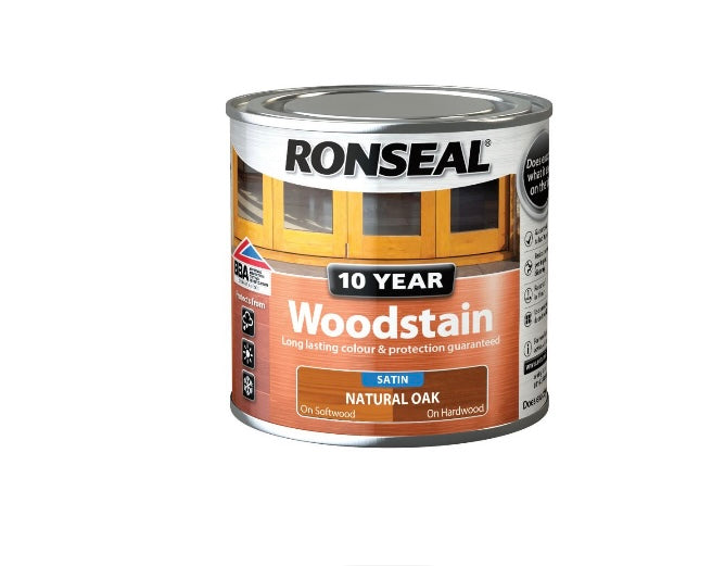 Ronseal Natural oak Satin Wood Stain (S582) (A*)