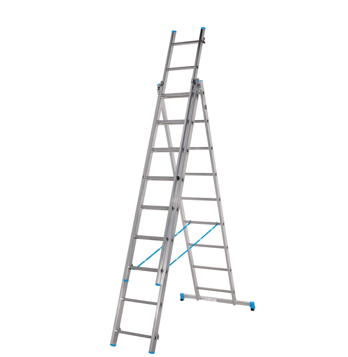 Mac Allister 3-way 5.2m Aluminium Combination Ladder (R267)