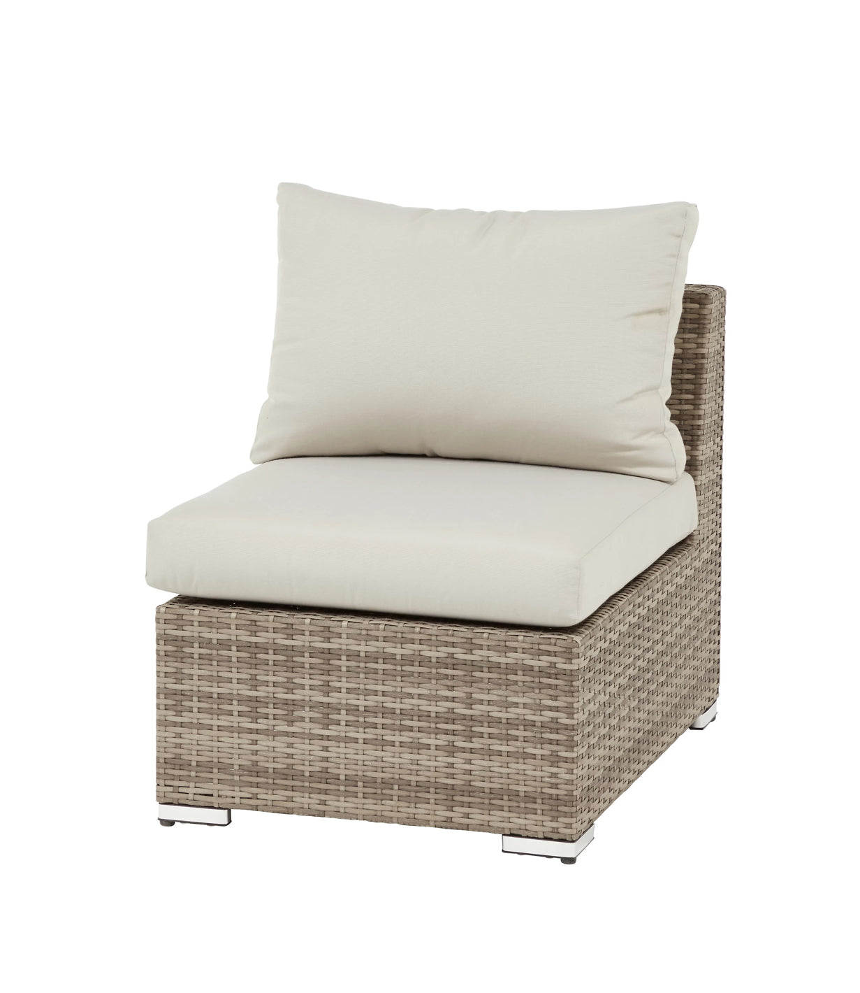 GoodHome Maevea Grey Rattan effect 4 seater Garden furniture set (R246)