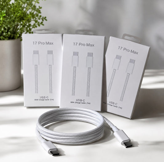 3 x USB-C 60w Charge Cable (1m) 17 Pro Max Chargers