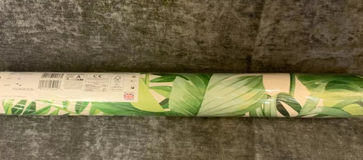 Wallpaper Green Palm Leaf Alfresco A-Street Prints FD24136 (Batch - 18)(R420) (I)