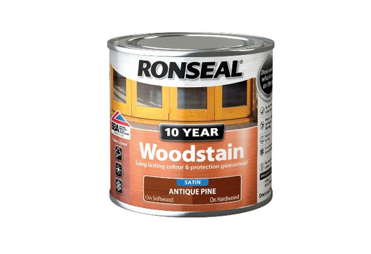 Ronseal Antique pine Satin Quick dry Wood stain (S595) (A*)