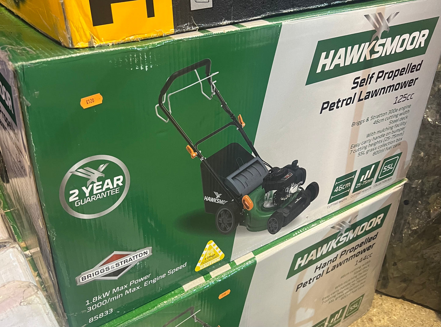 Self Propelled Petrol Lawnmower 125cc (R256)(S)