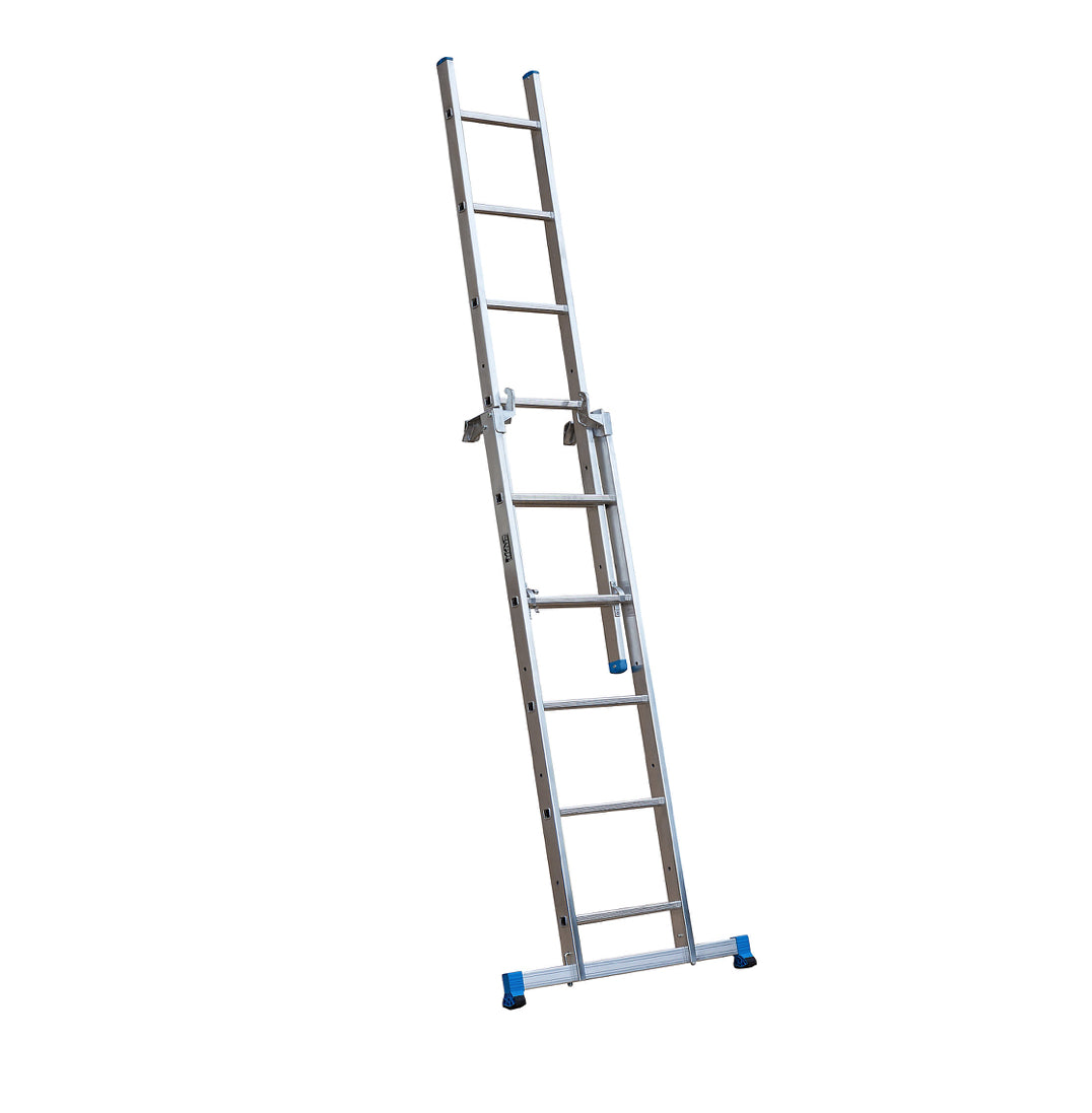 Mac Allister 3-way Aluminium Combination Ladder (R269)