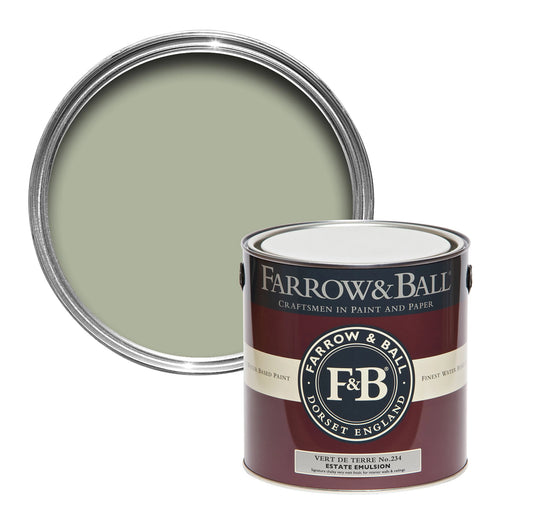 Farrow & Ball Estate Vert de terre No.234 Matt Emulsion paint, 2.5L (R315)