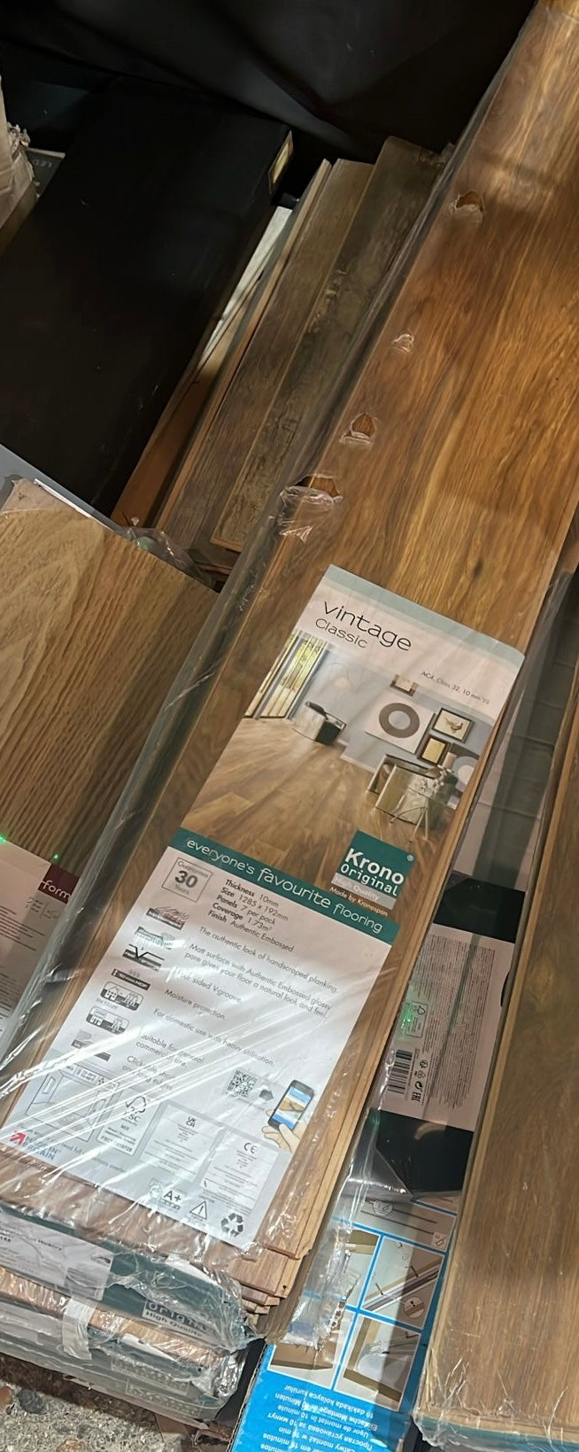 Krono Vintage Classic 10mm - Historic Oak - Laminate Flooring - 1.73m² Pack (R162)