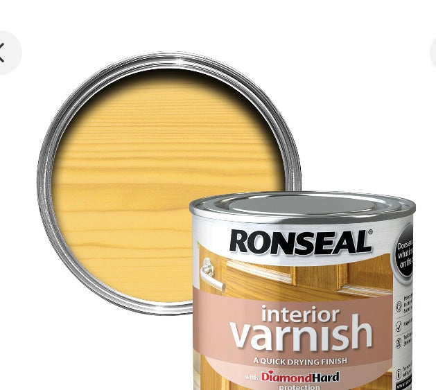 Ronseal Oak Matt Skirting Wood varnish, 250ml (S586) (A*)