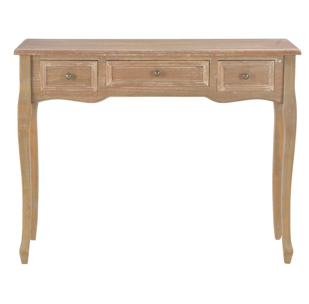 Berkfield Dressing Console Table with Three Drawers White (B6)