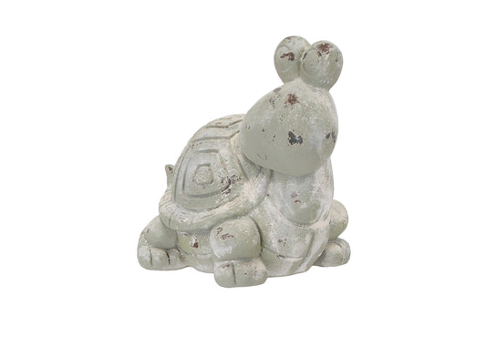 Terrastyle Grey Turtle Garden ornament (H)32cm (R333)