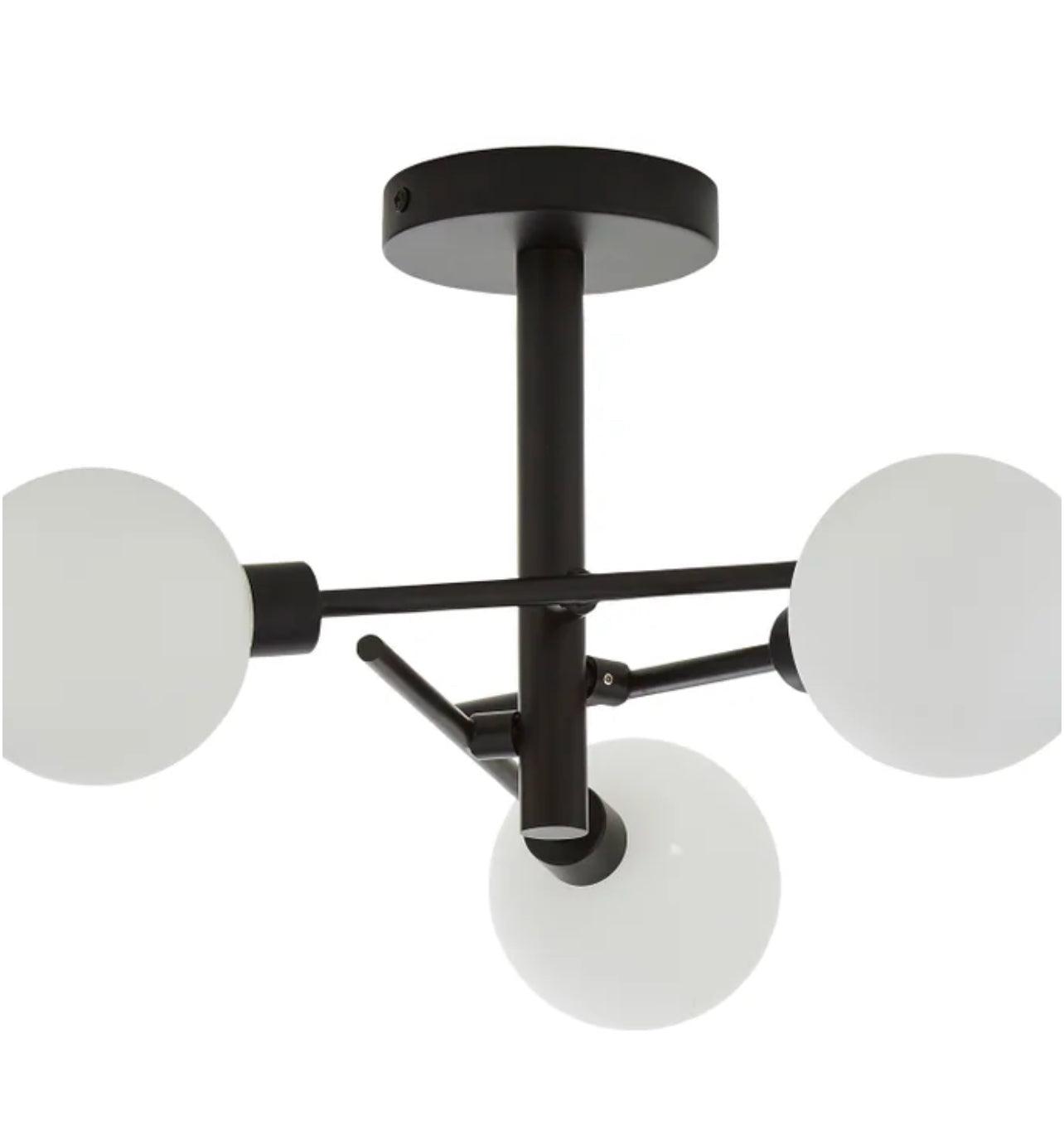 Inlight Nova 3LT Ceiling Light Black (R437)