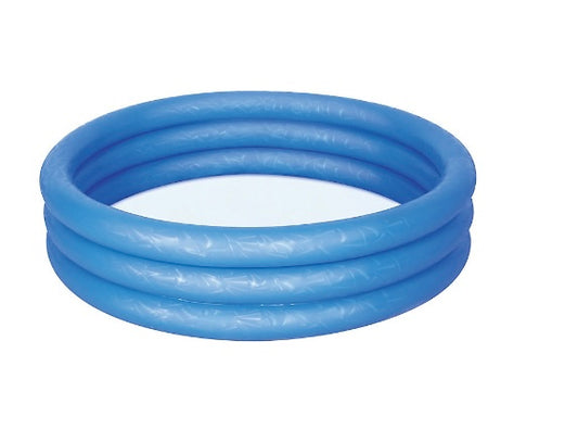 Bestway Fast 3 ring Vinyl Paddling pool (W) 1.02m x (L) 1.02m Blue (S482)