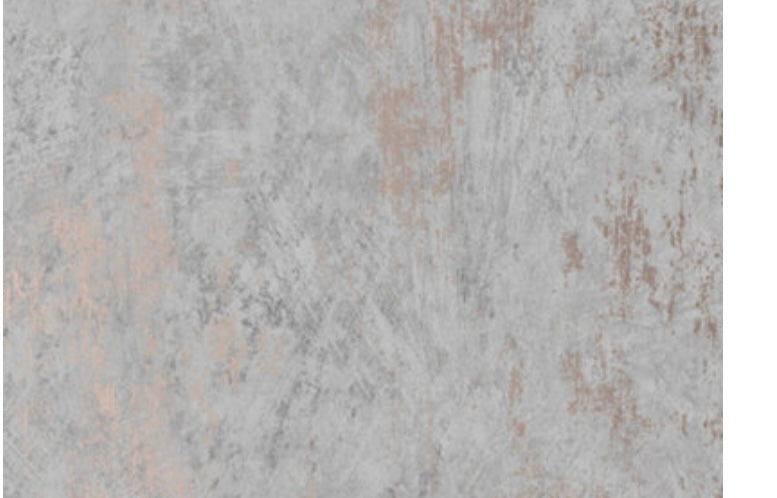 Sublime Distressed Texture Grey / Rose Gold Wallpaper (S747) (F*)