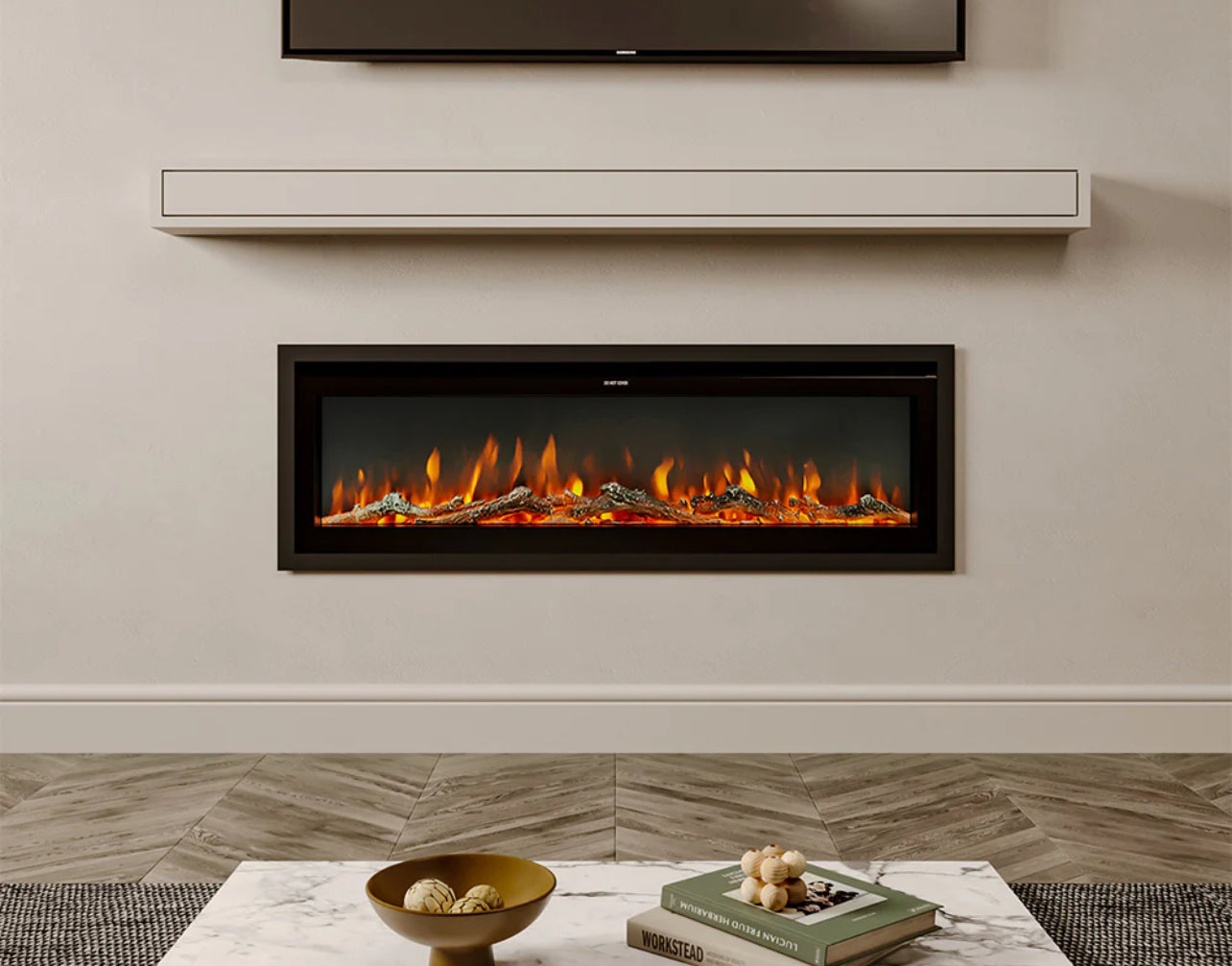 Versatile Media Wall 9 Flame Colours Electric Fireplace 40inch (R175)