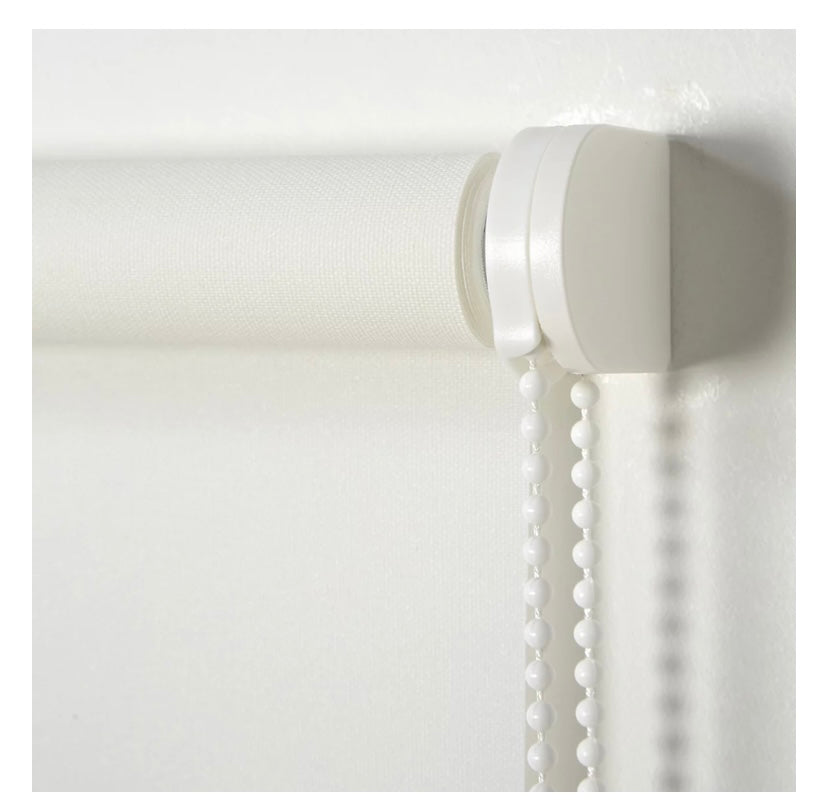 Halo Corded White Plain Daylight Roller Blind (W)180cm (L)180cm (S759)